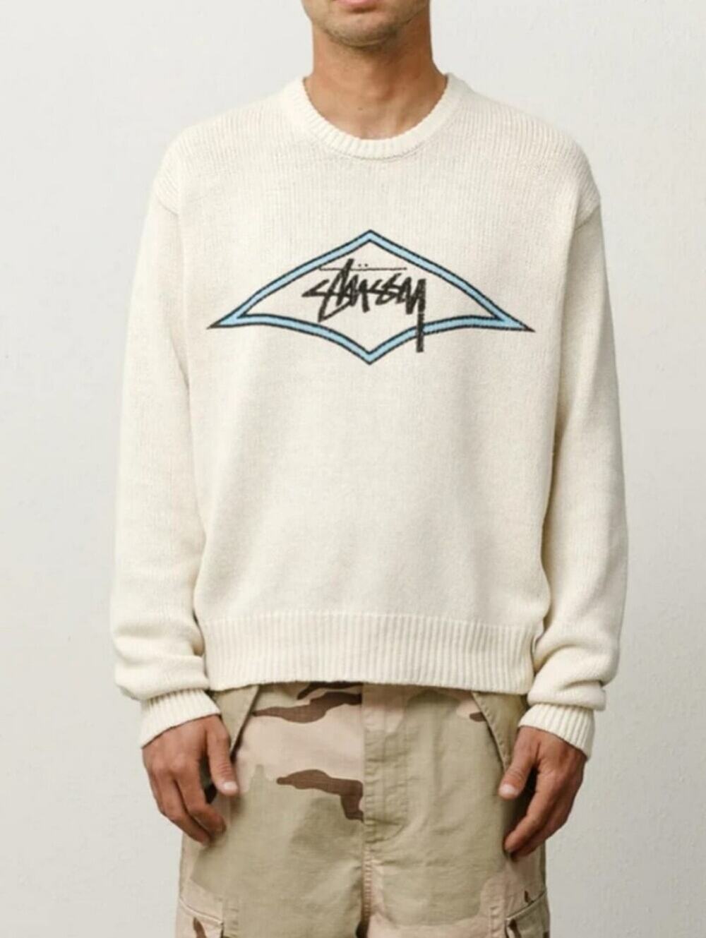 Stussy Surf Team Knit Sweater Medium
